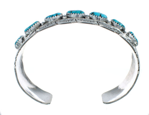 Native American Navajo Turquoise Sterling Silver Cuff Bracelet NN20172